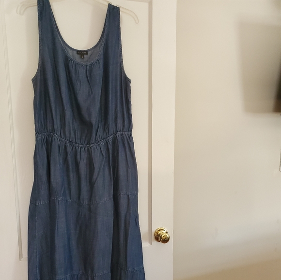 Talbots Dresses & Skirts - TALBOTS Long Maxi sleeveless denim dress
